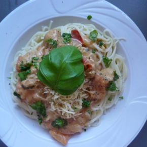 Delicious recept! how to: romige kip bacilicum pasta!
