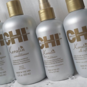 Review: CHI Keratin haarverzorginglijn Shampoo, conditioner, leave-in, silk